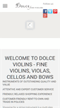 Mobile Screenshot of dolceviolins.net